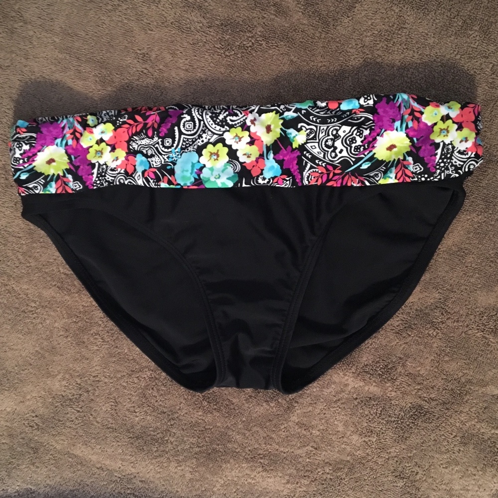 24th & Ocean swimsuit bottom - floral multicolor